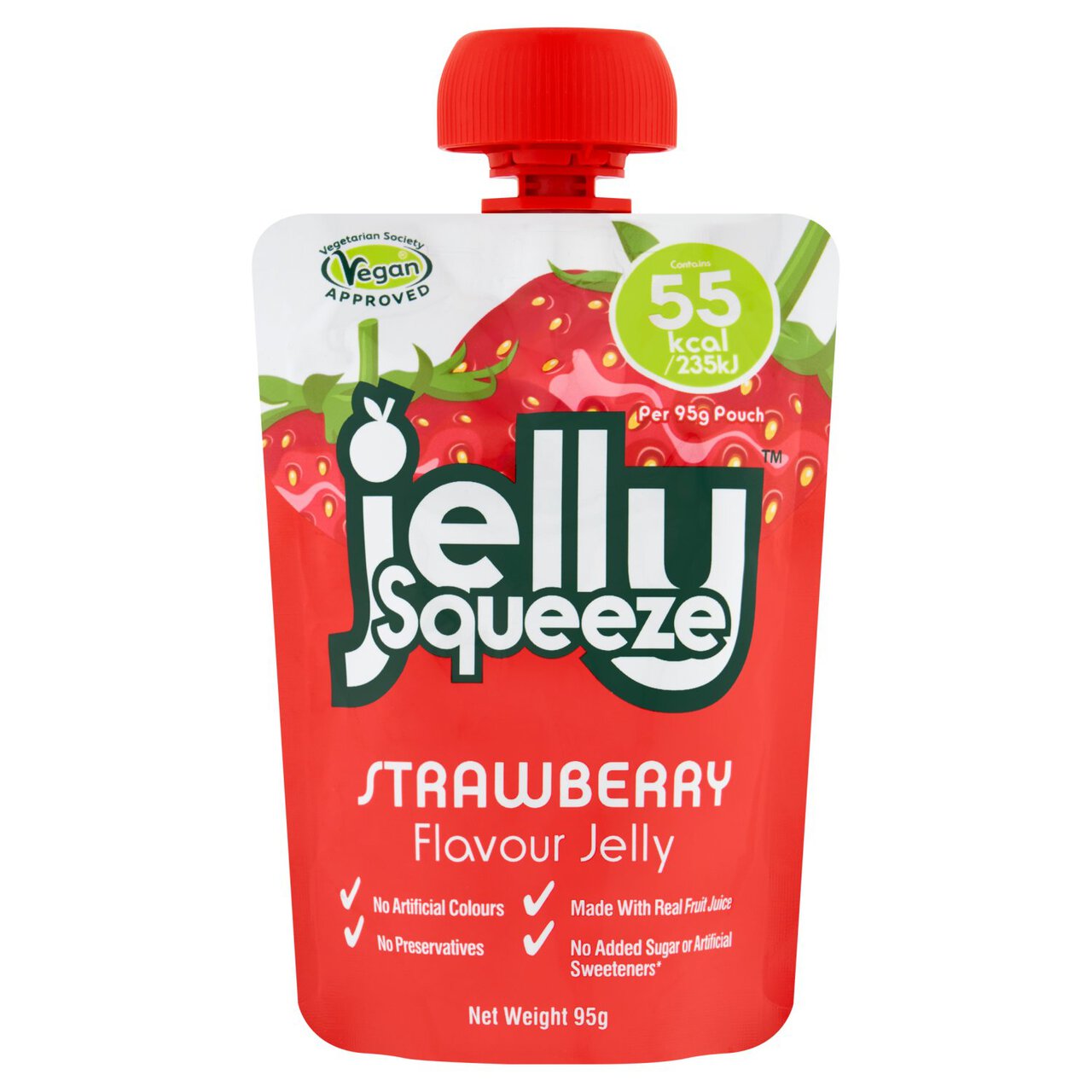 Jelly Squeeze Strawberry 95g