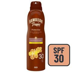 Hawaiian Tropic Protective SPF 30 Dry Oil Continuous Sunscreen Spray 180ml