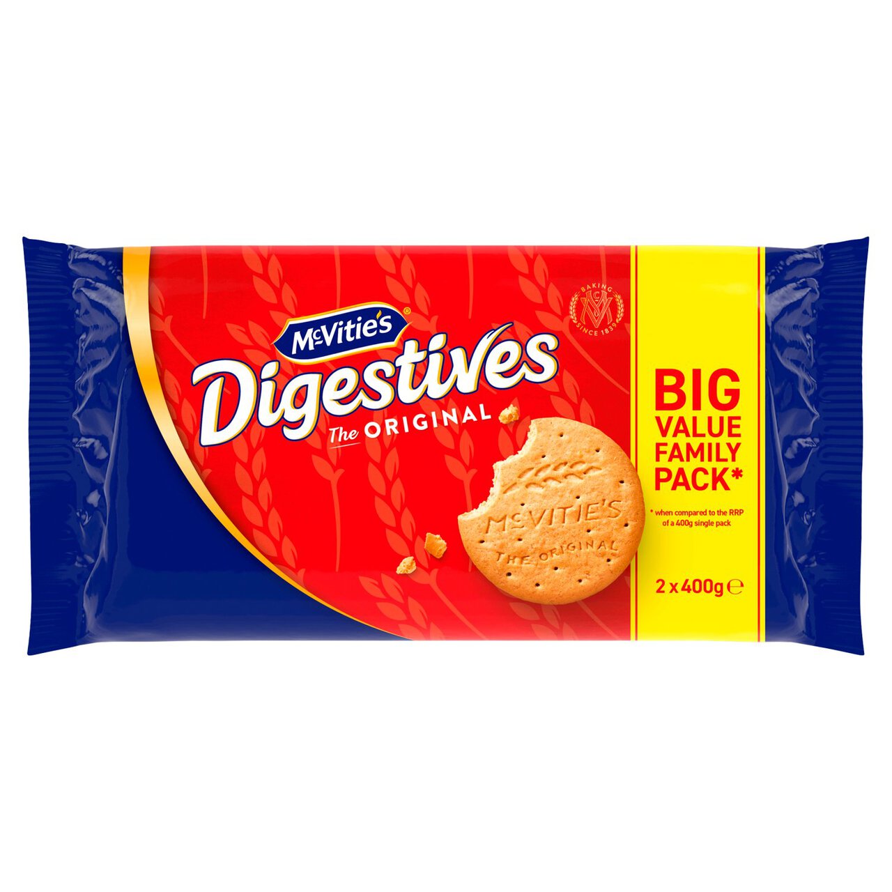McVitie's Digestive Biscuits 2 x 360g
