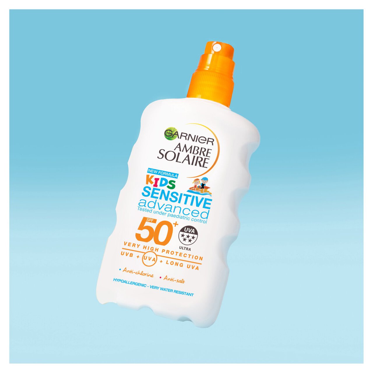 Garnier Ambre Solaire Kids Sensitive Anti-Sand Sun Cream Spray SPF50+ 150ml
