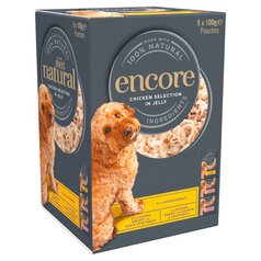 Encore Deluxe Collection Dog Pouch in Jelly 5 x 100g