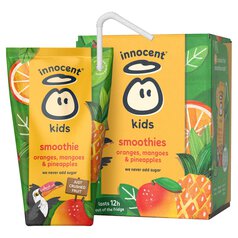 Innocent Kids Smoothie Oranges, Mangoes & Pineapples Cartons 4 x 150ml