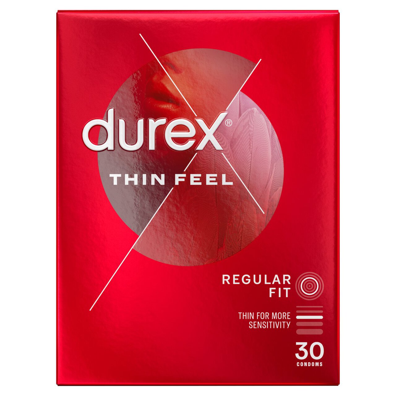 Durex Thin Feel Condoms Enhanced Sensitivity Regular Fit 30 per pack