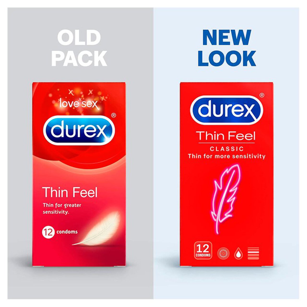 Durex Thin Feel 30 Condoms 30 per pack