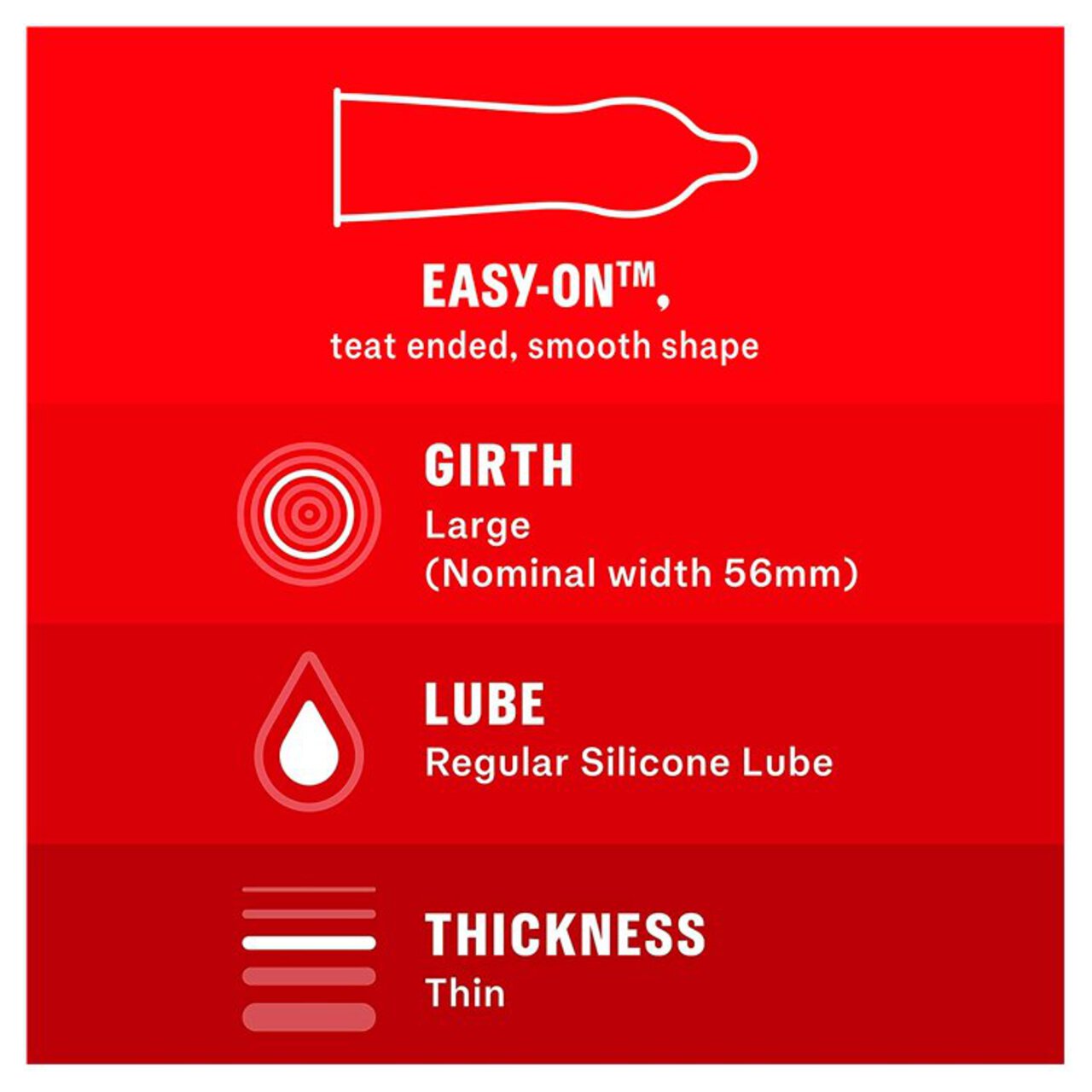 Durex Thin Feel Condoms Enhanced Sensitivity Regular Fit 30 per pack