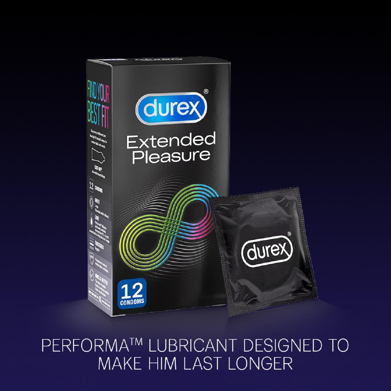 Durex Extended Pleasure 12 Condoms 12 per pack