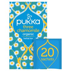 Pukka Tea Herbs Three Chamomile Tea Bags 20 per pack