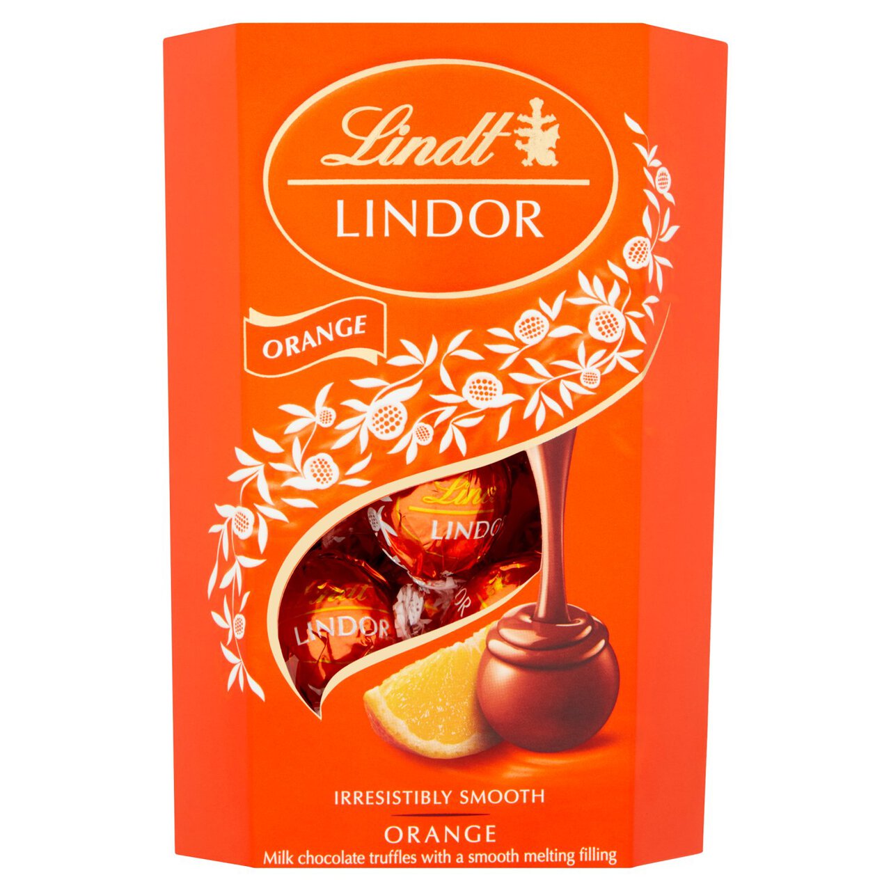 Lindt Lindor Orange Mik Chocolate Truffles 200g