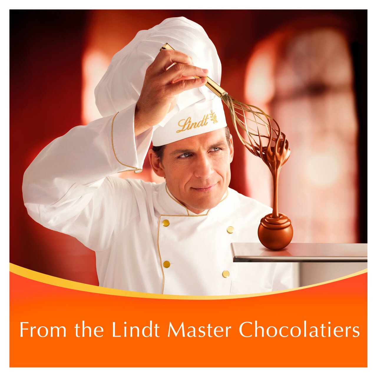 Lindt Lindor Orange Mik Chocolate Truffles 200g