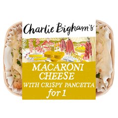 Charlie Bigham's Macaroni Cheese For One with Pancetta 340g