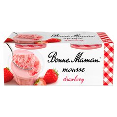 Bonne Maman Strawberry Mousse 2 x 70g