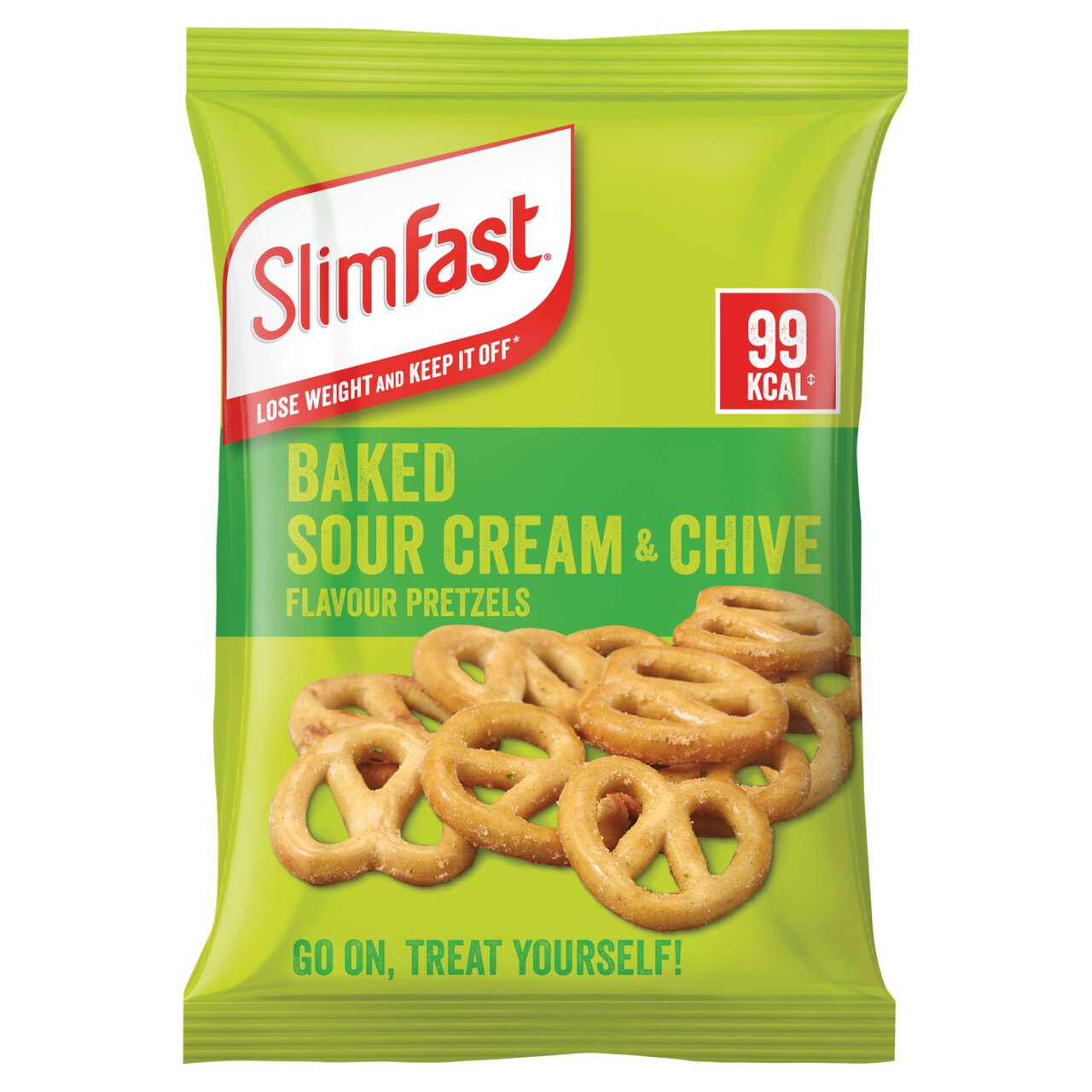 SlimFast Baked Sour Cream & Chive Pretzels 23g