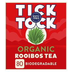 Tick Tock Organic Rooibos Tea Bags 80 per pack
