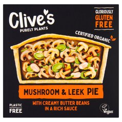 Clive's Organic Gluten Free Mushroom & Leek Pie 235g