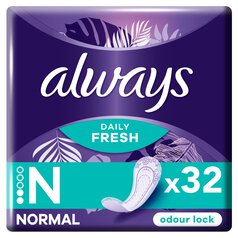 Always Dailies Fresh & Protect Normal Panty Liners 32 per pack