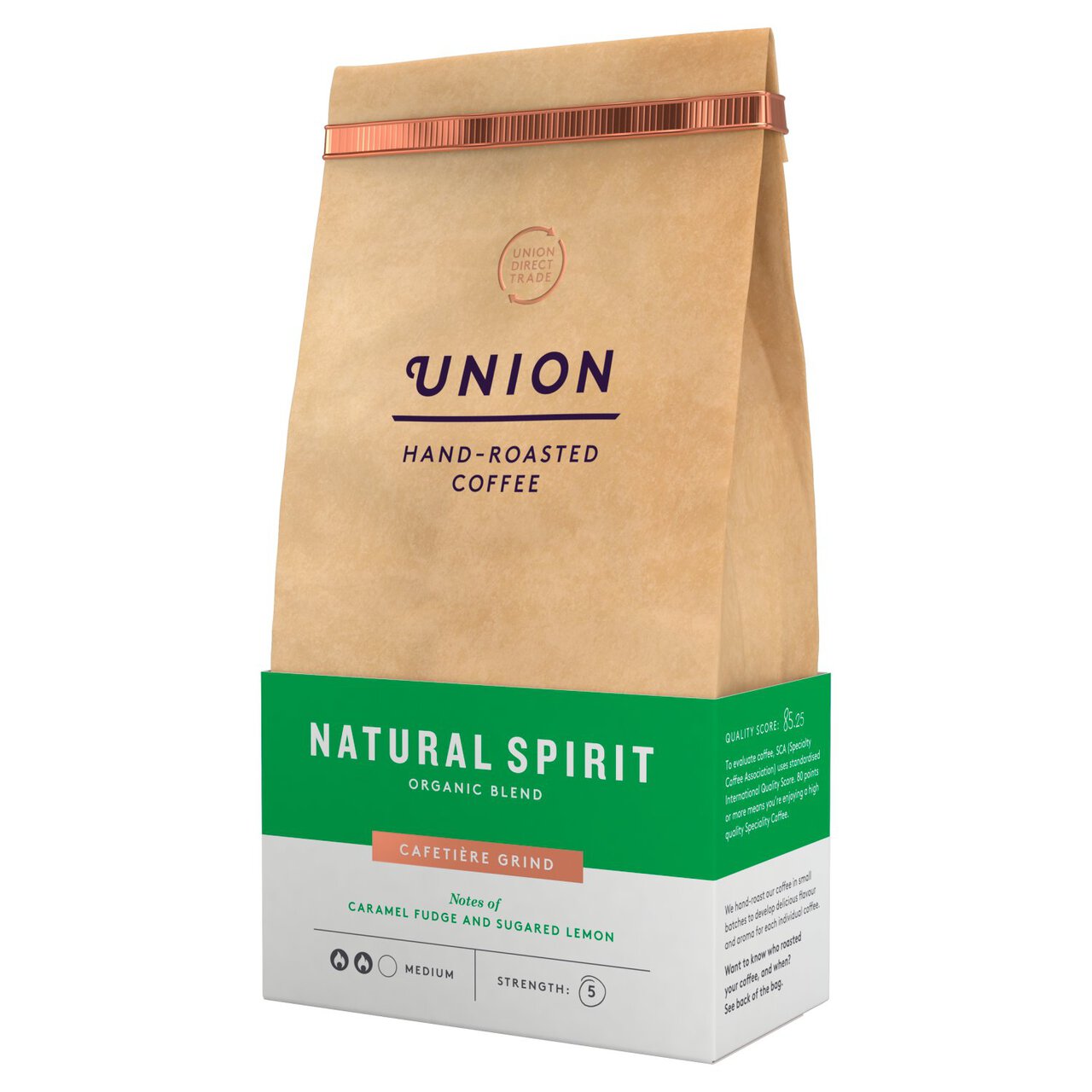Union Organic Natural Spirit Cafetiere Grind 200g