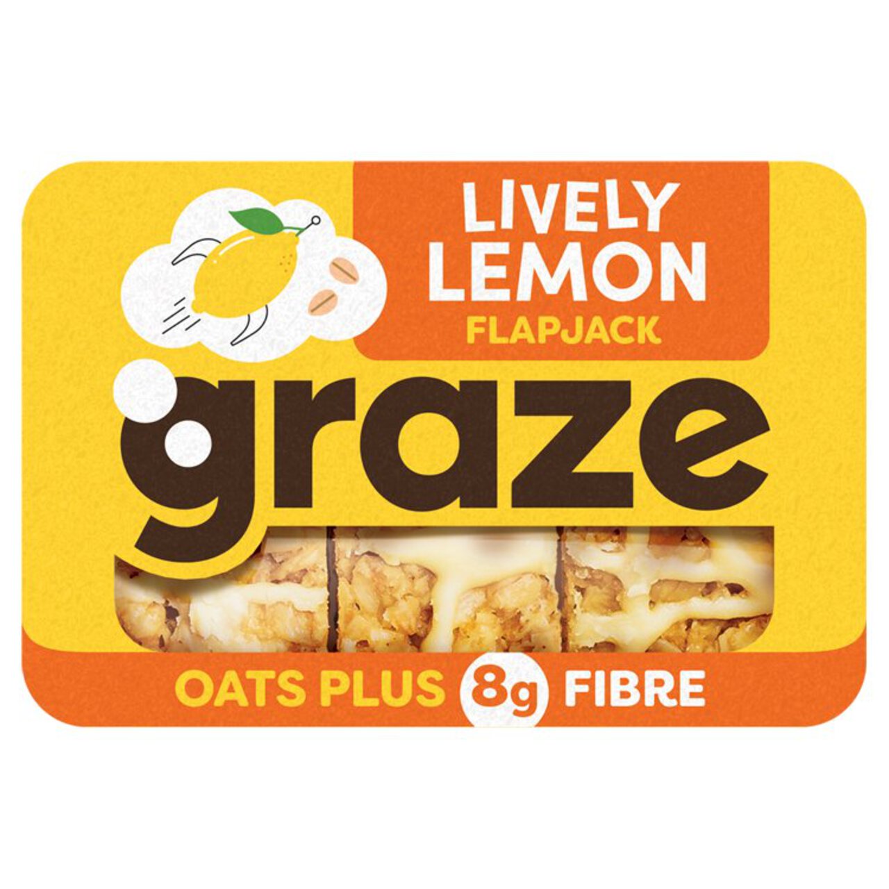 Graze Lively Lemon Flapjack 53g