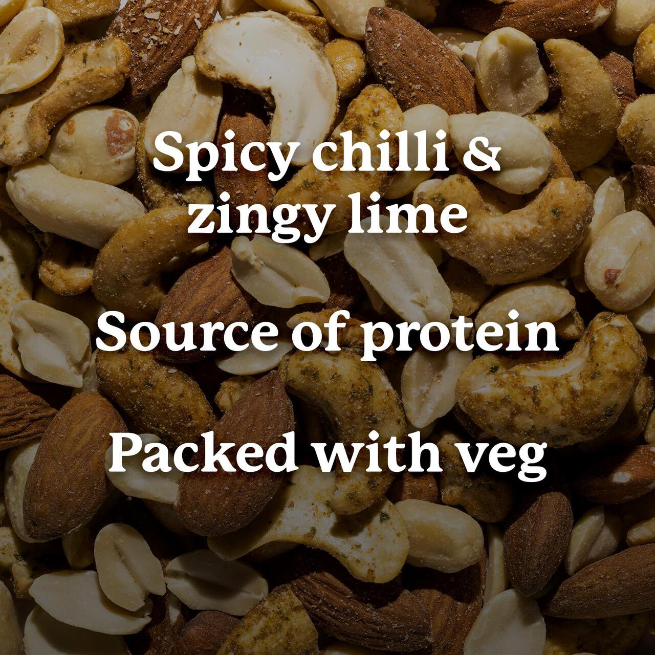 Graze Protein Chilli & Lime Vegan Mixed Nuts Snack 38g