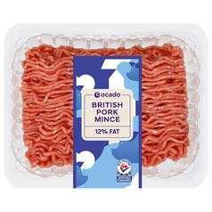 Ocado British Pork Mince 12% Fat 500g