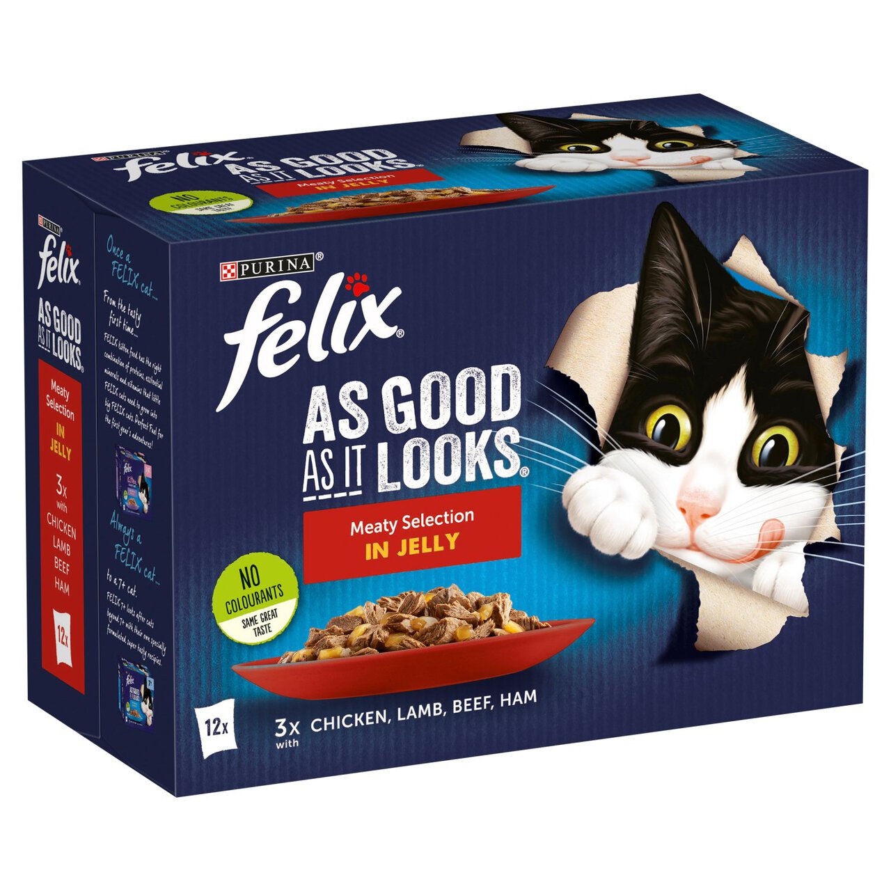 Felix As Good As It Looks Cat Food Meaty Selection In Jelly 12 x 100g
