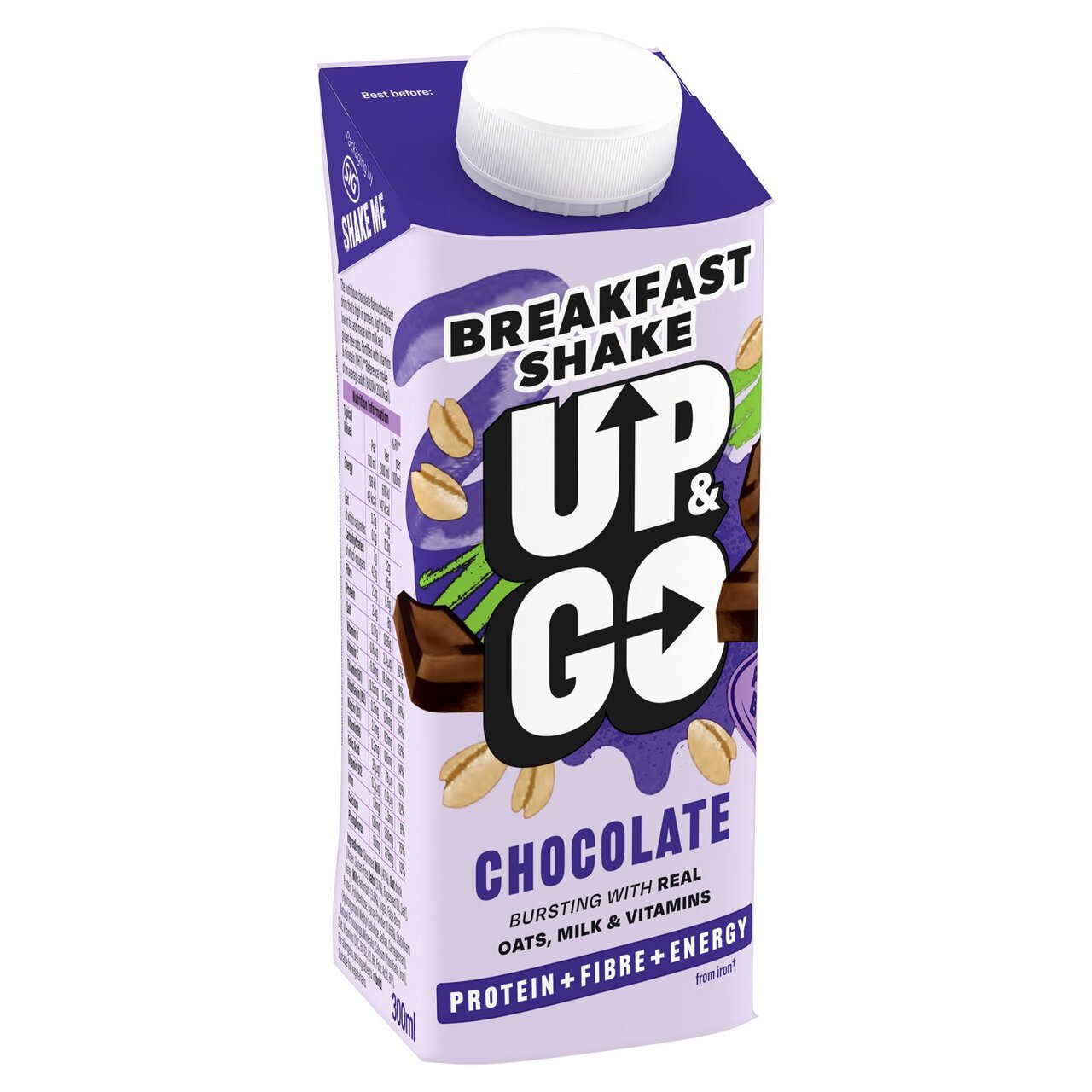 Up&Go Chocolate Breakfast Drink with Oats 300ml
