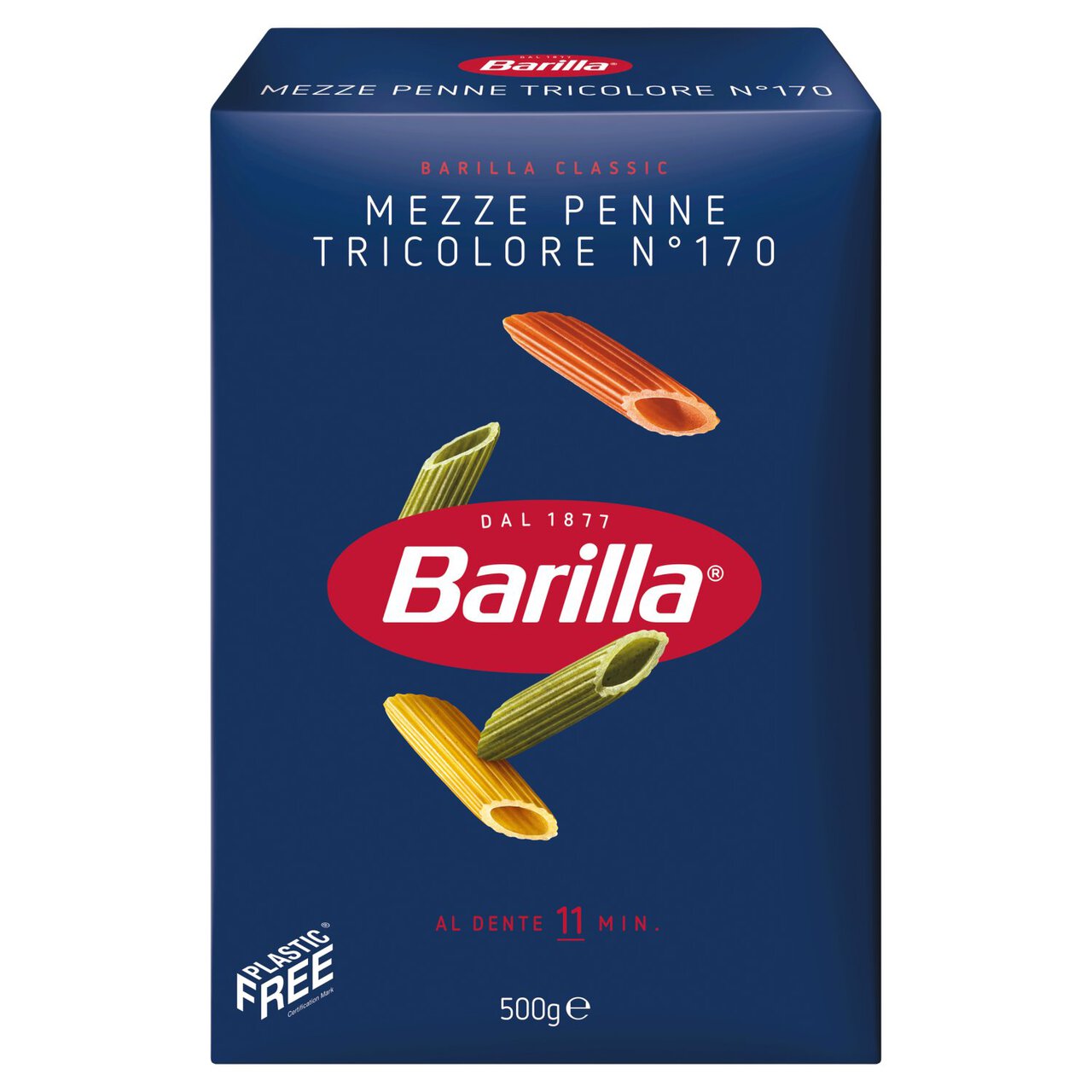 Barilla Pasta Mezze Penne Tricolori 500g