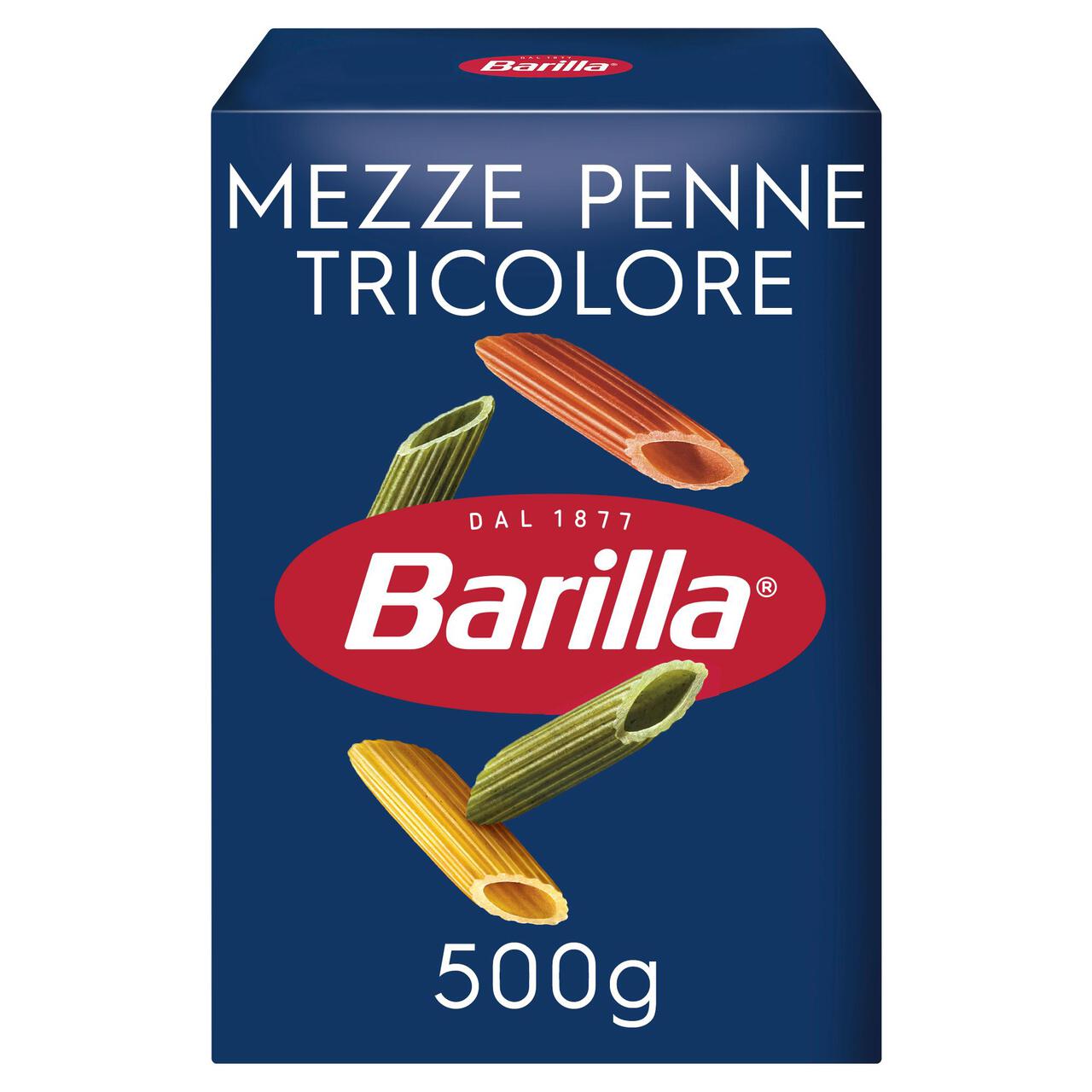Barilla Pasta Mezze Penne Tricolori 500g