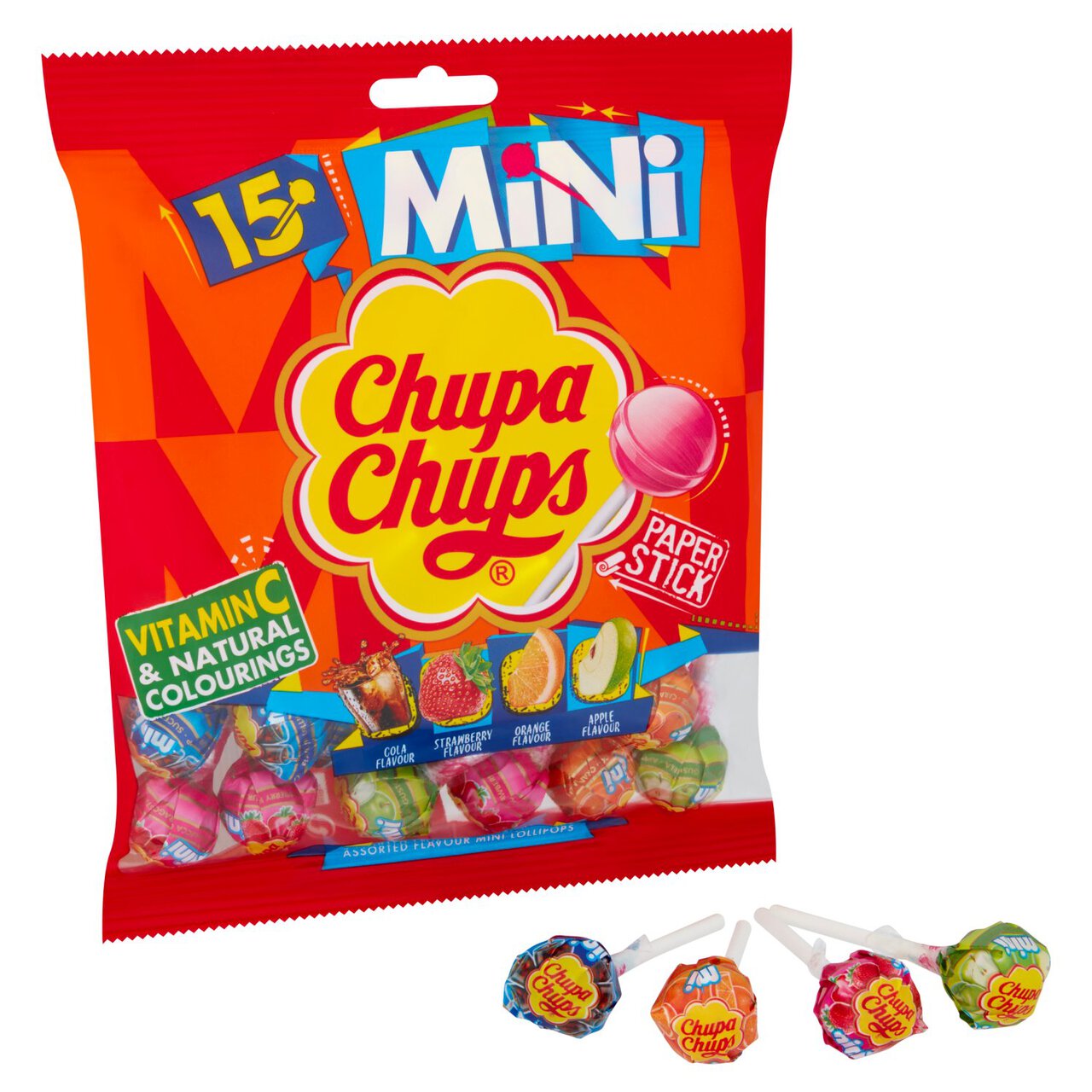 Chupa Chups Mini Chupa Chups Mini Lollipops Sharing Bag 90g