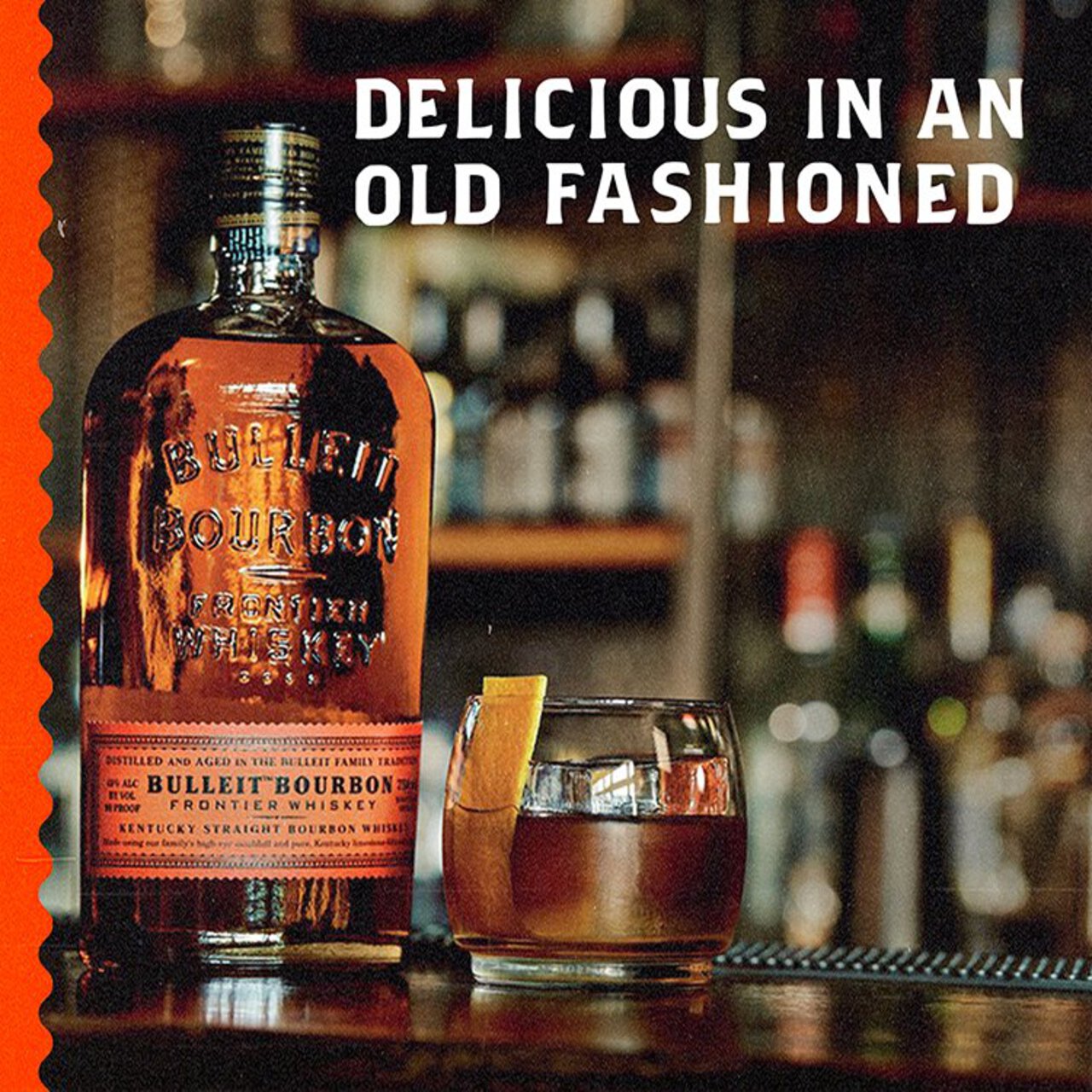 Bulleit Bourbon Frontier Whiskey 70cl