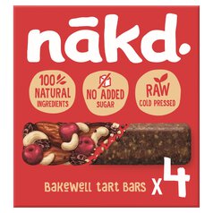 Nakd Bakewell Tart Fruit & Nut Bars 4 x 35g