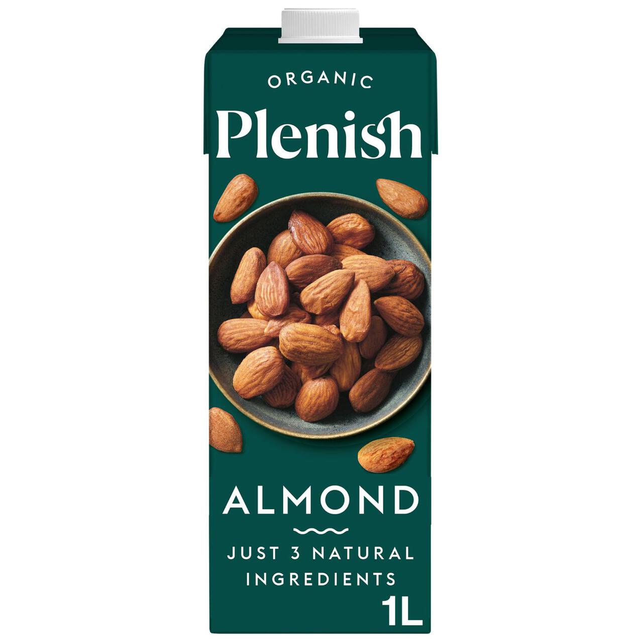 Plenish Organic Almond Unsweetened Drink 1l