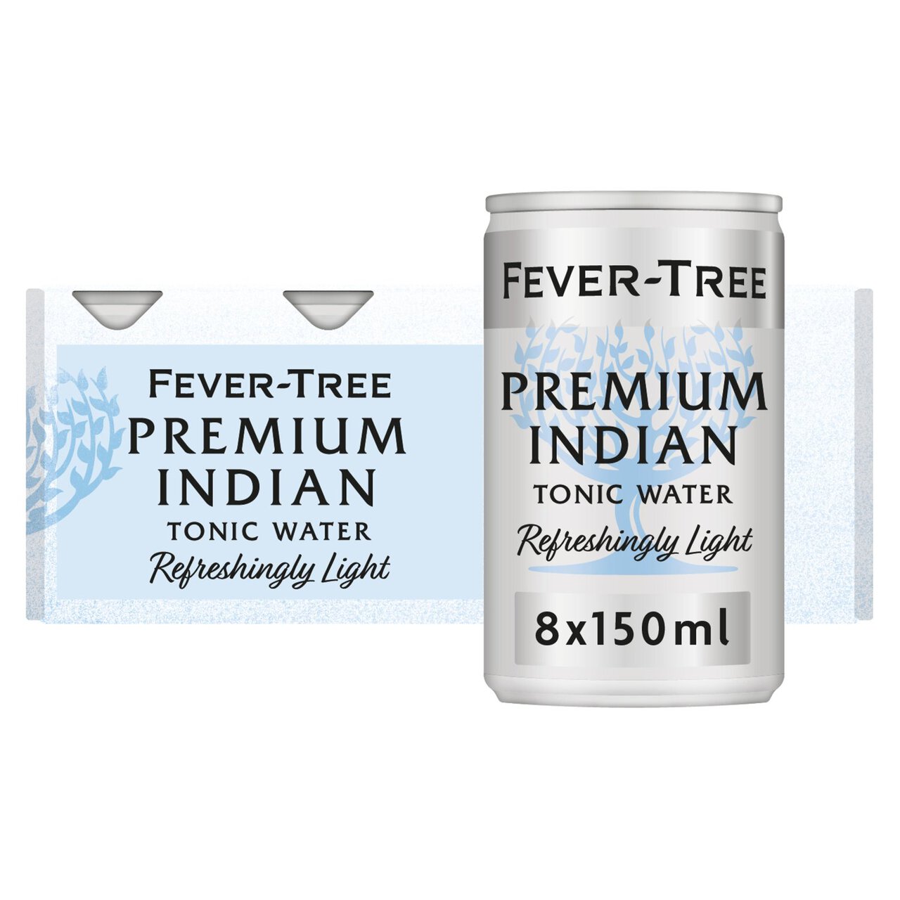 Fever-Tree Light Indian Tonic Water Cans 8 x 150ml