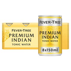 Fever-Tree Premium Indian Tonic Water Cans 8 x 150ml