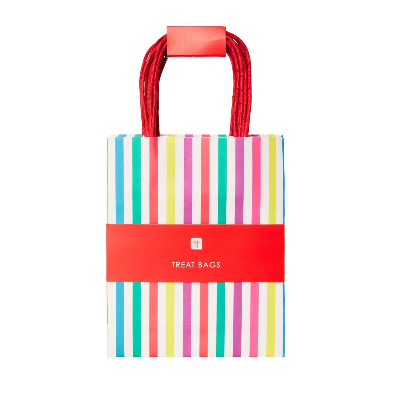 Talking Tables Striped Rainbow Party Bags 8 per pack