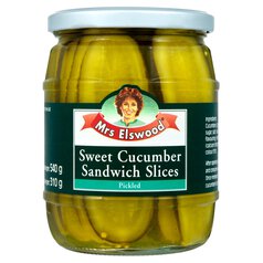 Mrs Elswood Sandwich Slice Cucumbers 540g