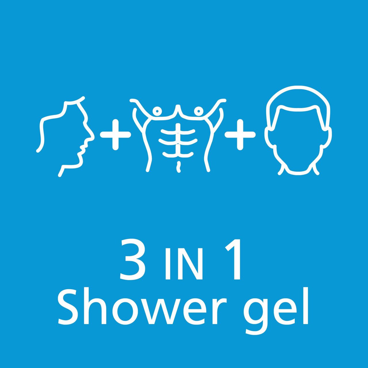 Sanex Men Sensitive Skin Body & Face Shower Gel 500ml