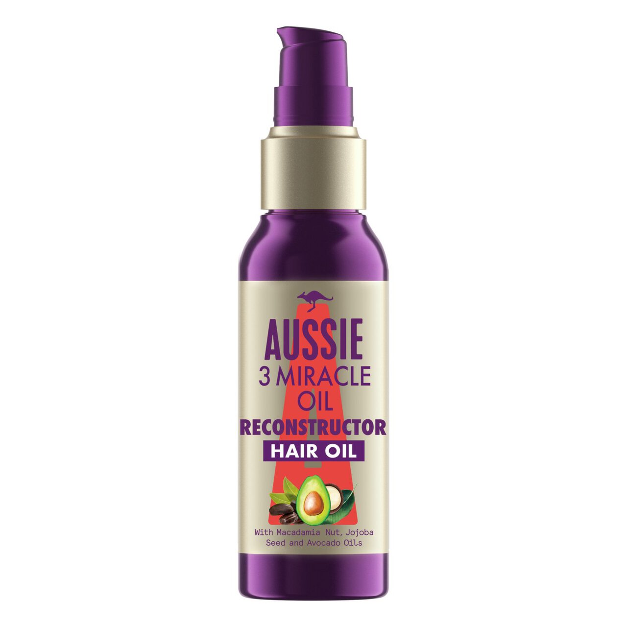 Aussie 3 Miracle Oil Reconstructor for Damaged Hair 100ml