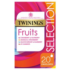 Twinings Fruits Tea Selection, 20 Tea Bags 20 per pack
