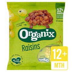 Organix Mini Organic Raisin Boxes, 12 mths+ Multipack 168g