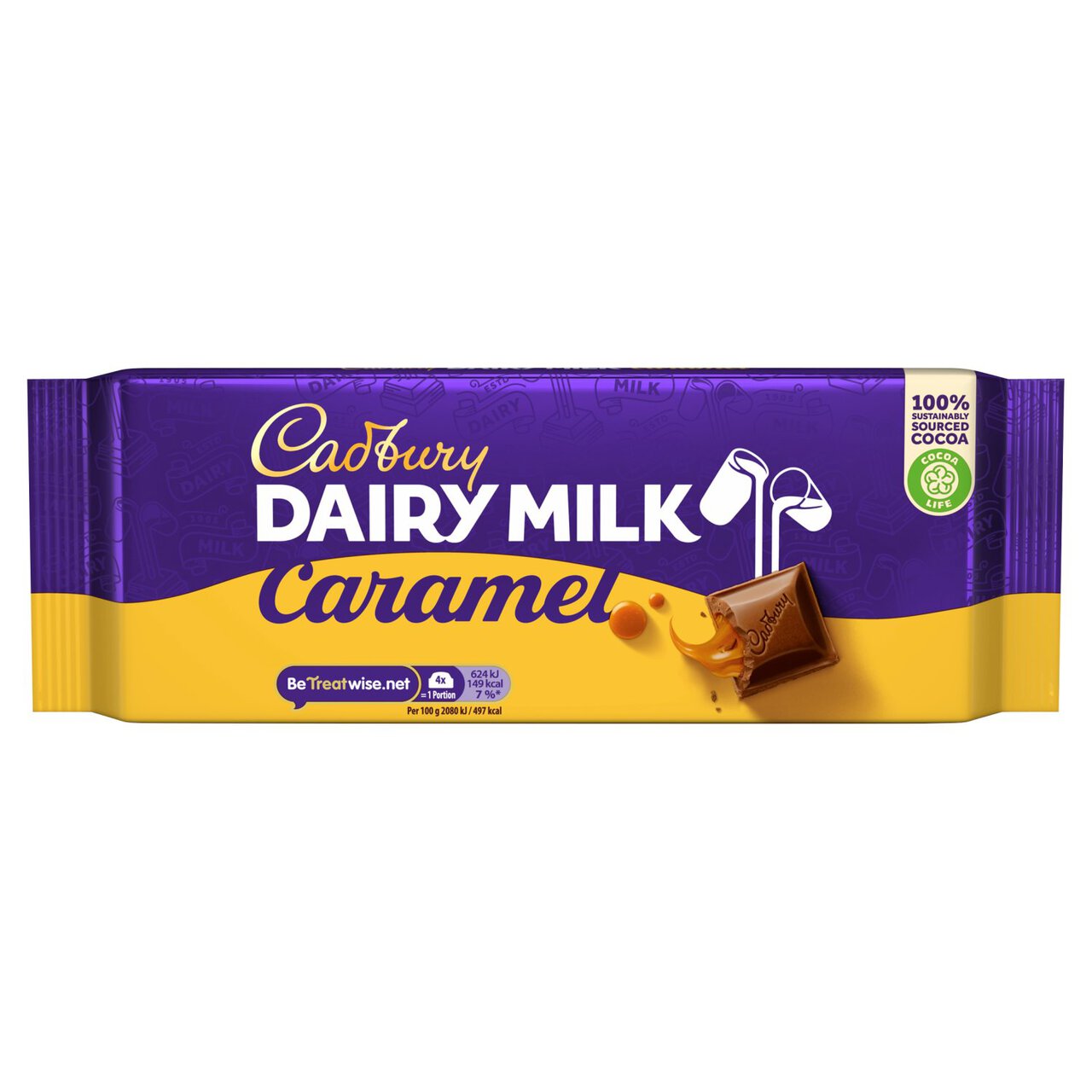 Cadbury Dairy Milk Caramel Chocolate Bar 180g | Zoom