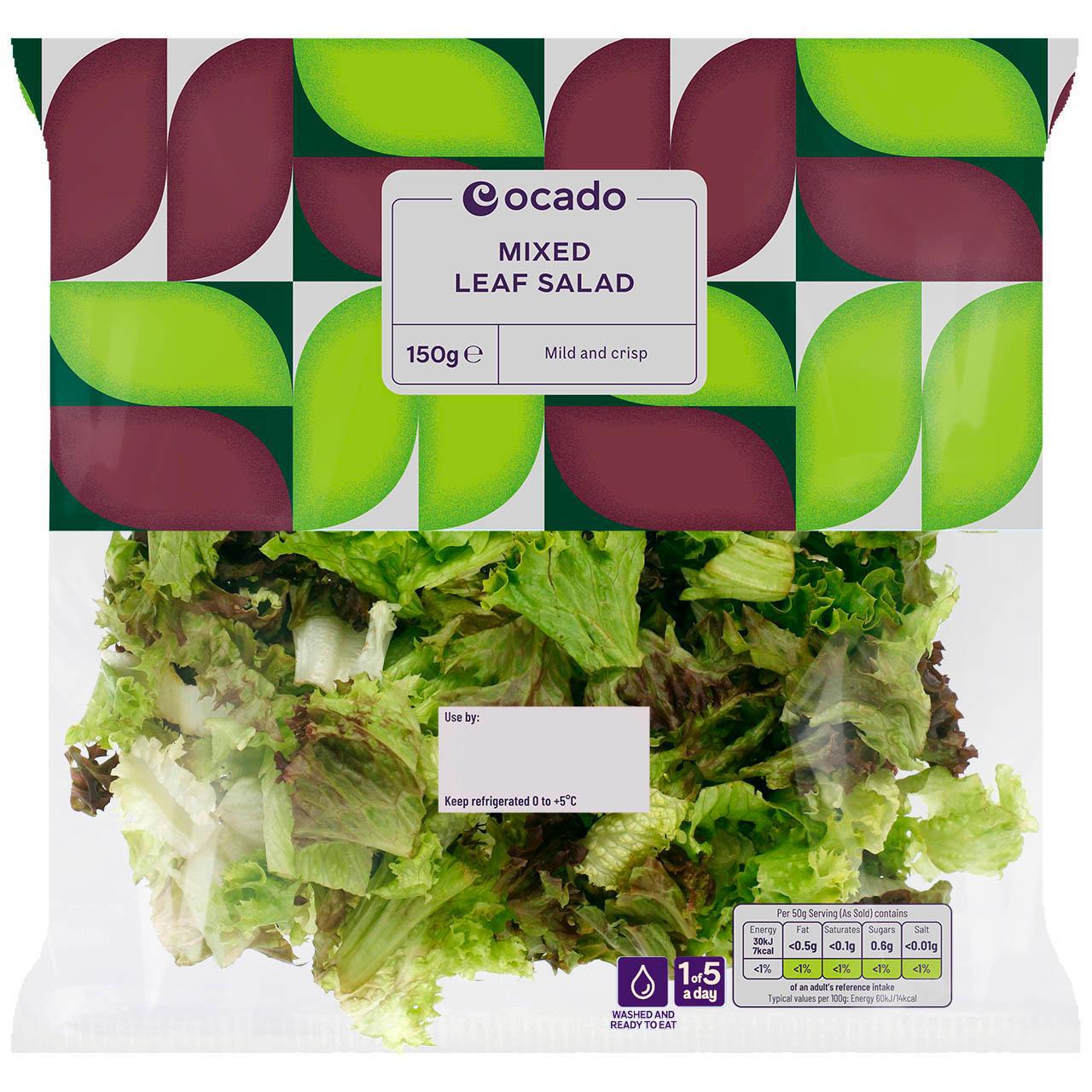 Ocado Mixed Leaf Salad 150g