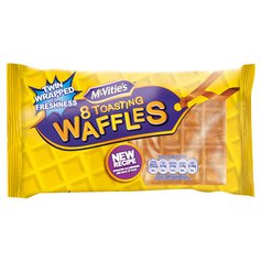 McVitie's Toasting Waffles 8 per pack