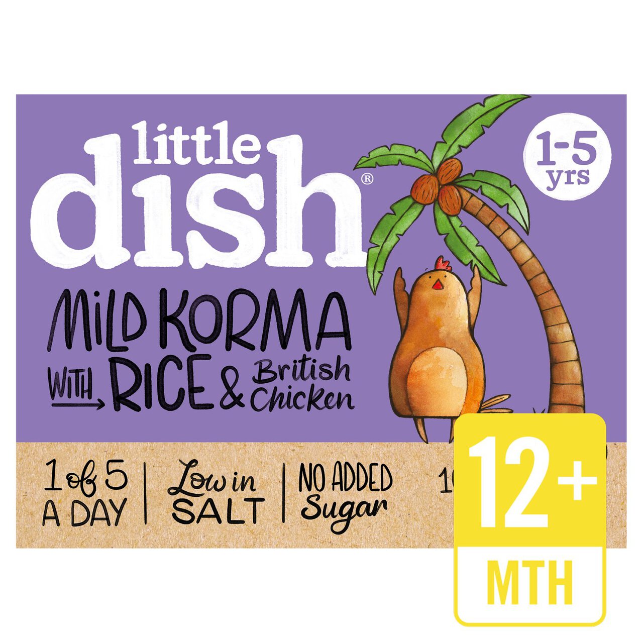 Little Dish Mild Korma with Rice & British Chicken Kids Meal 200g