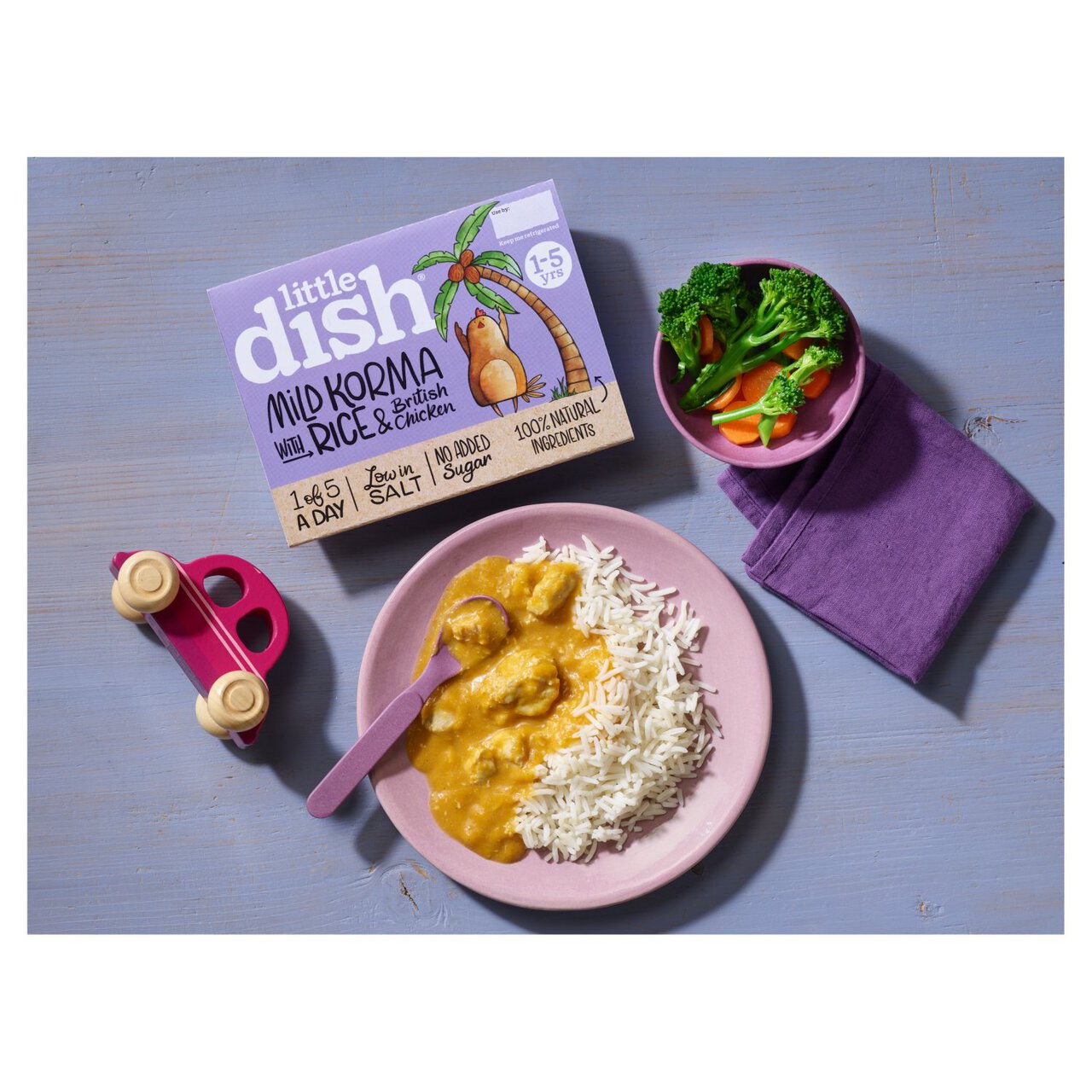 Little Dish Mild Korma with Rice & British Chicken Kids Meal 200g