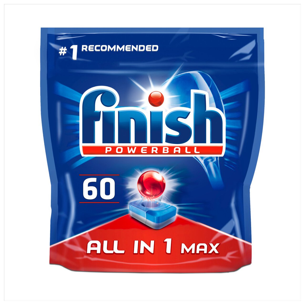 Finish All in 1 Max Dishwasher Tablets Original 60 per pack