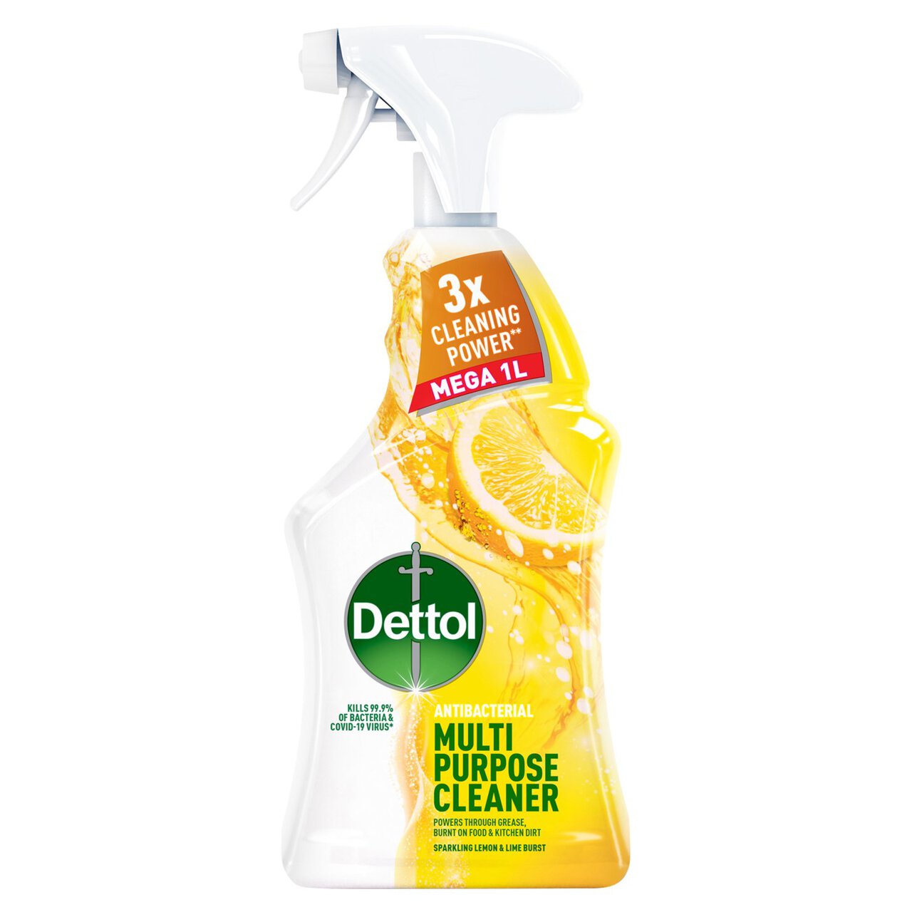 Dettol Antibacterial Disinfectant Multi Surface Spray Lemon and Lime 1l