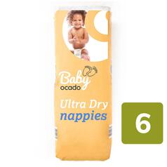 Baby Ocado Ultra Dry Nappies, Size 6 40 per pack