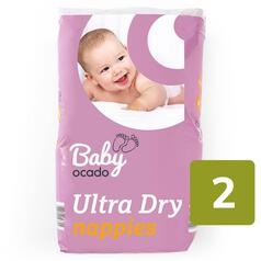 Baby Ocado Ultra Dry Nappies, Size 2 64 per pack
