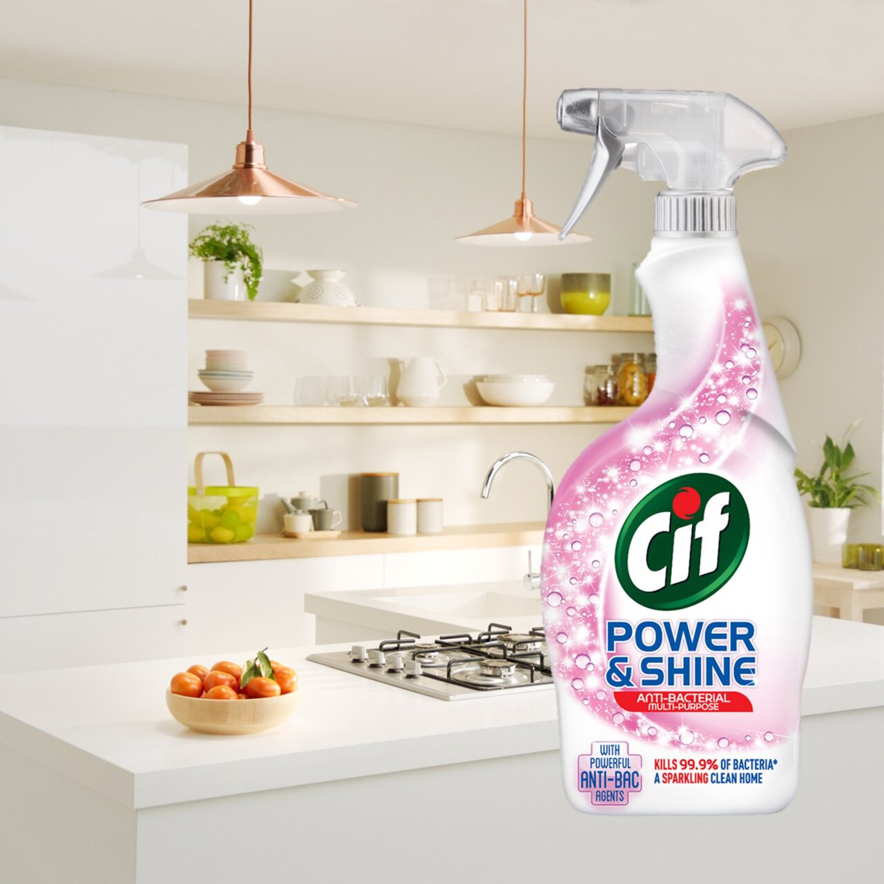 Cif Power & Shine Kitchen Spray, 700ml