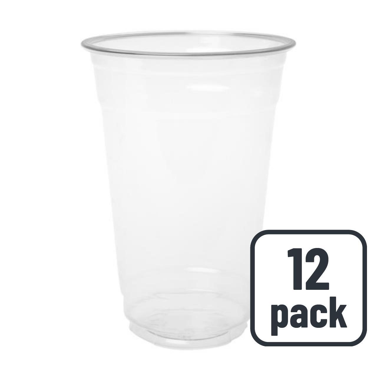 Recycled Plastic 530ml Party Glasses 12 per pack